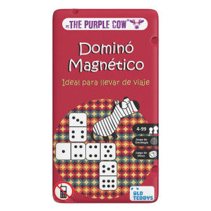 Juego magnetico de viaje domino to go the purple cow 1