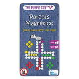 Juego magnetico de viaje parchis to go the purple cow 1