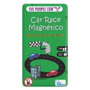 Juego magnetico de viaje car race to go the purple cow 1