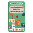 Juego magnetico de viaje domino de animales to go the purple cow 1