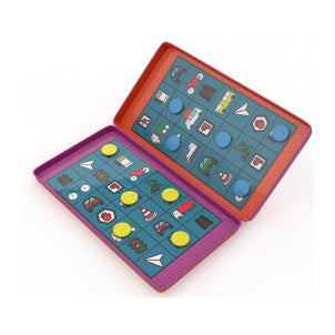 Juego magnetico de viaje bingo de carretera to go the purple cow 2