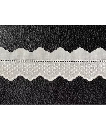 PUNTILLA BORDADO 30 mm Beig 1