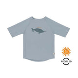 Camiseta proteccion solar whale light blue 24m lassig 1
