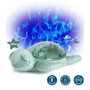 Proyector recargable tranquil turtle verde cloud-b 1