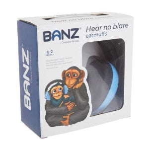 Cascos mini anti ruido sky blue banz 2