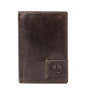 Cartera vertical crunch marron rosme 1
