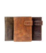 Cartera clip crunch marron rosme 2