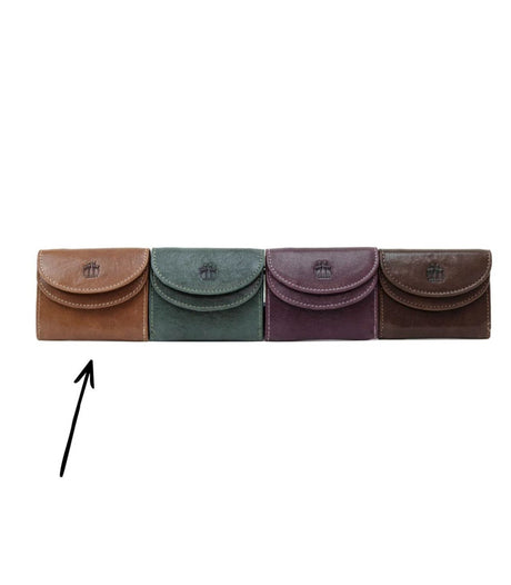 Cartera borneo cuero rosme 1