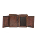 Cartera crumple marron rosme 1