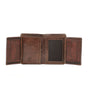 Cartera crumple marron rosme 1
