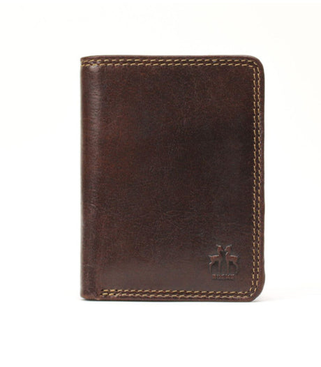 Cartera crumple marron rosme 2