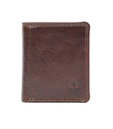Cartera crumple monedero marron rosme 1