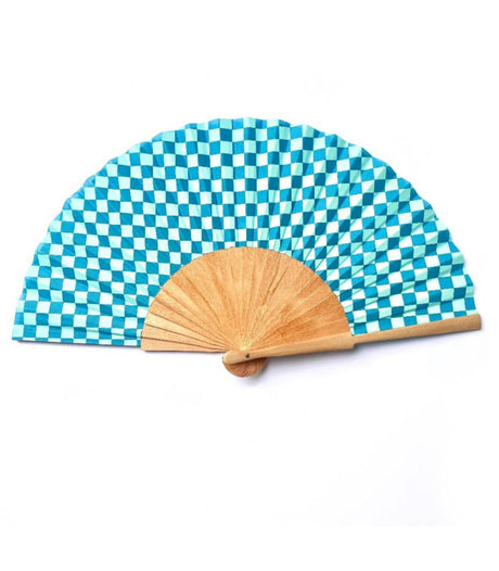 Abanico popelin dames turquesa 1