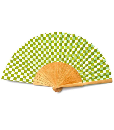 Abanico popelin dames verde agua 1