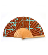 Abanico popelin fibonacci marron 1