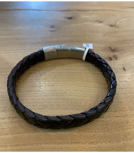 Pulsera de hombre iron marron cx handmade 1