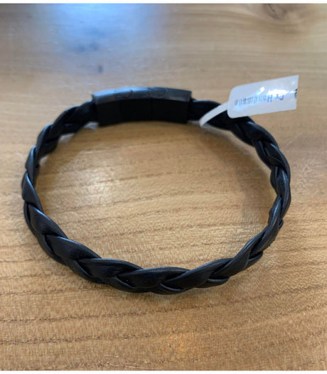 Pulsera de hombre titan negro cx handmade 1