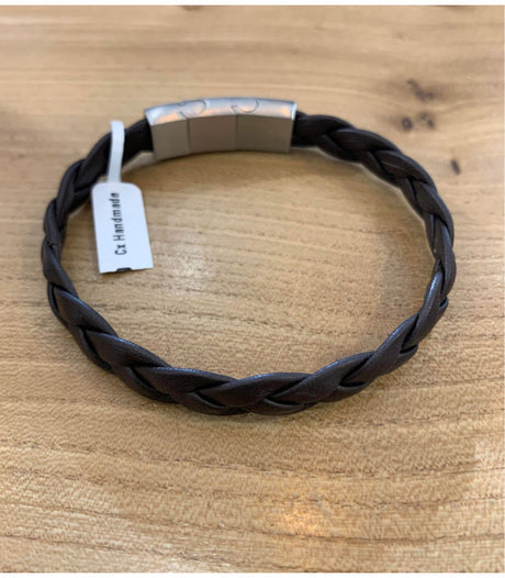 Pulsera de hombre titan marron cx handmade 1