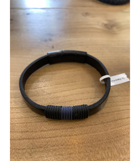 Pulsera de hombre rust azul cx handmade 1