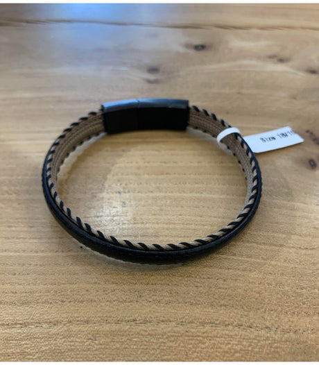 Pulsera de hombre blacksmith negro cx handmade 1