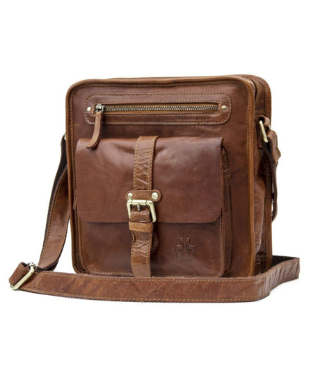 Bandolera para hombre crunch cuero rosme 1