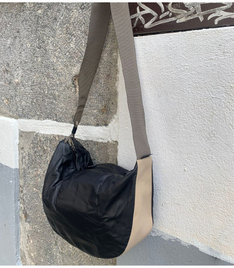 Bolso nebo beige & black marco tadini 1