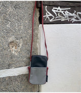 Mini bolso portamovil light grey & grey marco tadini 1
