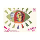 Collage inspired by rostros al cuadrado djeco 1