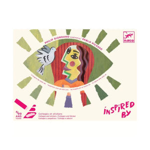 Collage inspired by rostros al cuadrado djeco 1