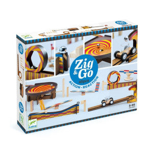 Construccion zig & go wroom 45 pzas djeco 1