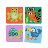 Collage tableros fieltro animales suaves djeco 2