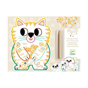 Colorear animales domesticos djeco 1