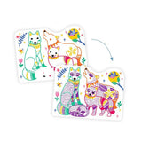 Colorear familias del bosque djeco 2