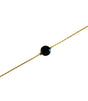 Pulsera mini moon negra litchi 1