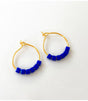 Pendientes simply square azules litchi 1