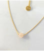 Collar mini moon rosa litchi 1