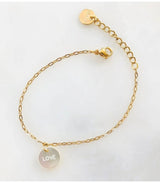 Collar corazon love litchi 1