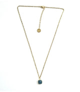 Collar cuadrado agata petroleo litchi 2