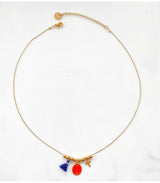 Collar rainbow mary naranja litchi 1