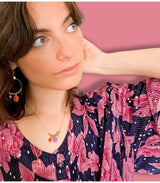 Collar rainbow mary violeta litchi 2