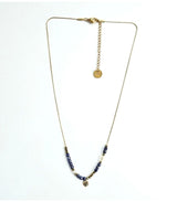 Collar maharani azul litchi 1