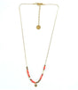 Collar maharani coral litchi 1