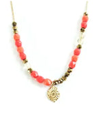 Collar maharani coral litchi 2