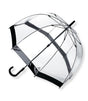 Paraguas birdcage transparente-negro fulton 1