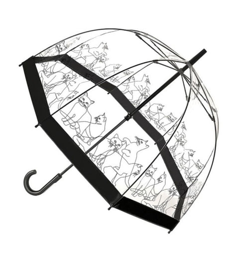 Paraguas birdcage transparente gato fulton 1