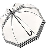 Paraguas birdcage transparente pata de gallo fulton 1