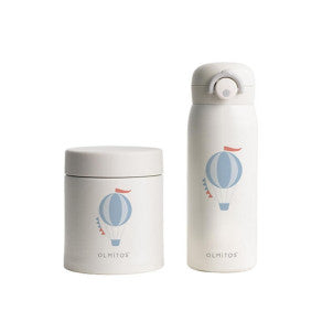 Set termo liquido + solido beige balloon olmitos 1