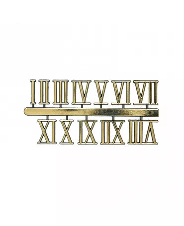 RELOJ NUMEROS ROMANOS COLOR ORO 20 mm 1