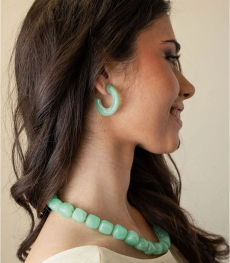 Pendiente thalia opal verde anartxy 2