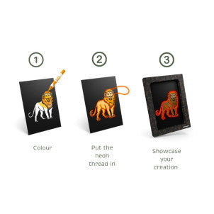 Cuadro de luz kidyneon animales kidywolf 2